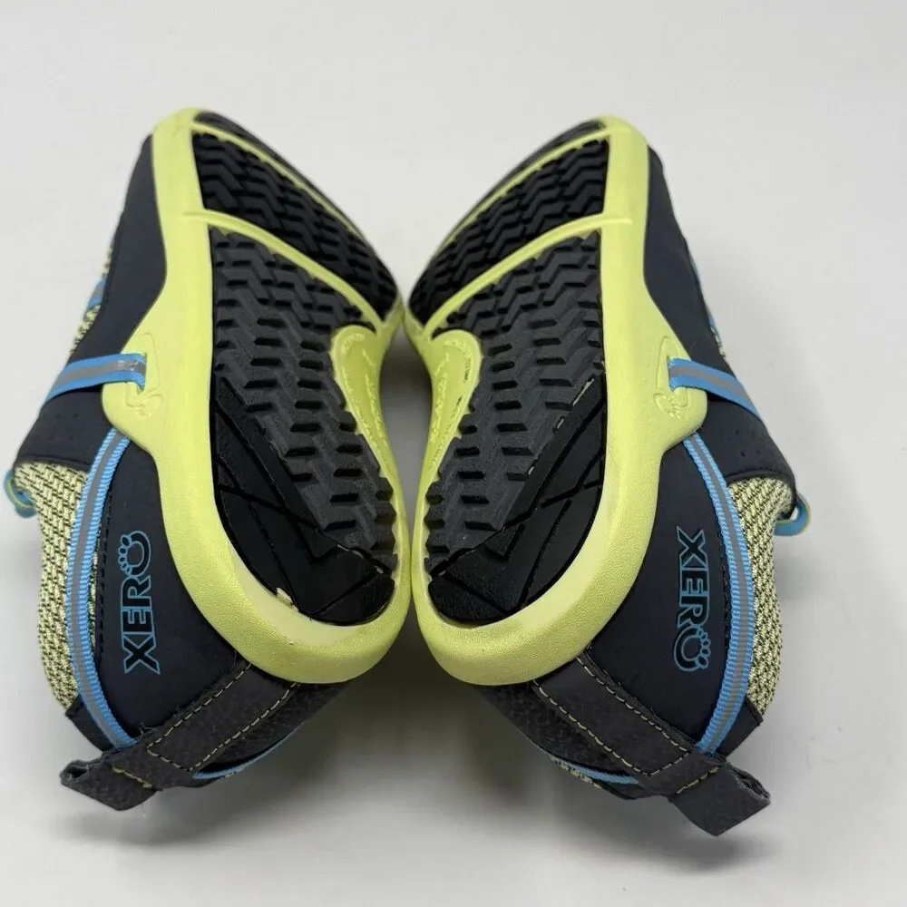 Xero Ipari Prio Barefoot Shoes Womens 8.5 Blue Citron Minimalist Sneakers
